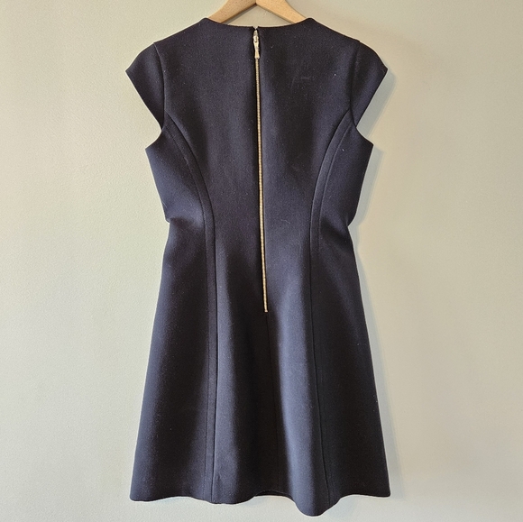 Kate Spade Cap Sleeve Bow Accent Mini Black Classic Womens Dress Size 4. - Picture 11 of 15